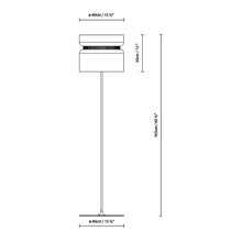 Load image into Gallery viewer, Aspen F40 Floor Lamp - line drawing.