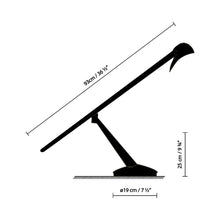 Load image into Gallery viewer, Bluebird T Table Lamp - line drawing.