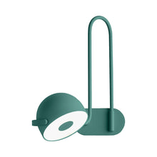 Load image into Gallery viewer, Bowee LED Adjustable Wall Light in Clear Turquoise (Right).