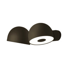 Load image into Gallery viewer, Bowee W LED Wall Light in Metallic English Bronze.