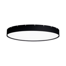 Load image into Gallery viewer, Castle C LED Flush Mount Ceiling Light in Black.