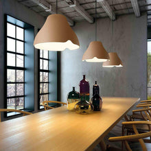 Load image into Gallery viewer, Ginkgo Pendant Light in dining room.