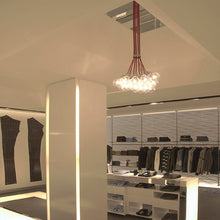 Load image into Gallery viewer, Ilde Max S Multi Light Pendant Light in dressed room.