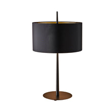 Load image into Gallery viewer, Lola T Table Lamp in Black/Gold.