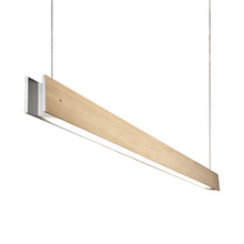 Load image into Gallery viewer, Marc Dos S LED Linear Pendant Light in Oak (Large).