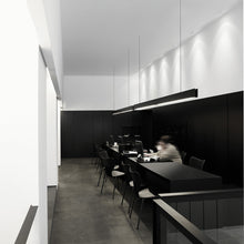 Load image into Gallery viewer, Marc Dos S LED Linear Pendant Light in office.