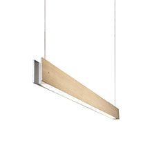 Load image into Gallery viewer, Marc S LED Linear Pendant Light in Oak (Small).