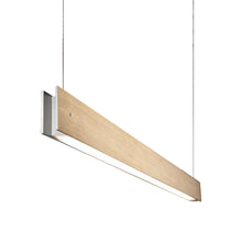Load image into Gallery viewer, Marc S LED Linear Pendant Light in Oak (Medium).