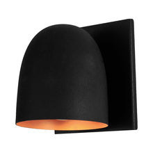 Load image into Gallery viewer, Speers W LED Wall Light in White/Brass.