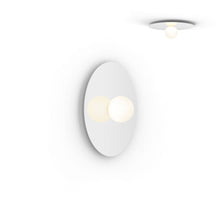 Load image into Gallery viewer, Bola LED Ceiling / Wall Light in Gloss White/Chrome (Medium).