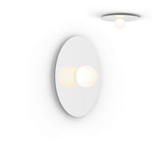 Load image into Gallery viewer, Bola LED Ceiling / Wall Light in Gloss White/Chrome (Large).