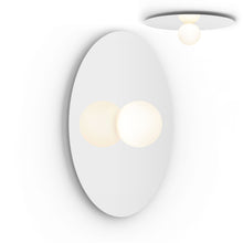 Load image into Gallery viewer, Bola LED Ceiling / Wall Light in Gloss White/Chrome (X-Large).