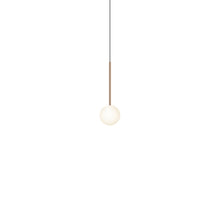 Load image into Gallery viewer, Bola Sphere LED Pendant Light in Rose Gold (4-Inch).