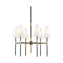 Load image into Gallery viewer, Bowery Chandelier in 6-Light/Aged Old Bronze.