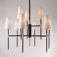 Load image into Gallery viewer, Bowery Chandelier in Detail.