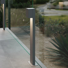 Load image into Gallery viewer, Box LED Bollard Light Outside Area.