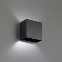 Load image into Gallery viewer, Boxi LED Wall Light in Black.