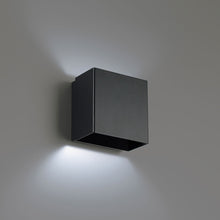 Load image into Gallery viewer, Boxi LED Wall Light in Black.