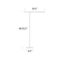 Load image into Gallery viewer, Brazo LED Floor Lamp - line drawing.