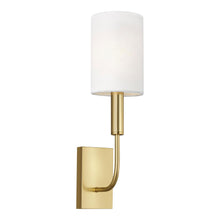 Load image into Gallery viewer, Brianna Bath Wall Light in Brass.