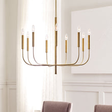 Load image into Gallery viewer, Brianna Chandelier in living room.