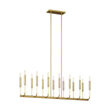 Load image into Gallery viewer, Brianna Linear Chandelier in Detail.