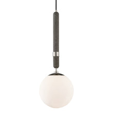 Load image into Gallery viewer, Brielle Pendant Light in Polished Nickel/Large.