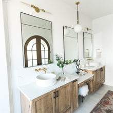 Load image into Gallery viewer, Brielle Pendant Light in bathroom.