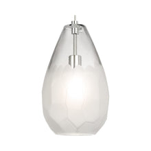 Load image into Gallery viewer, Briolette Grande Pendant Light in Forst.