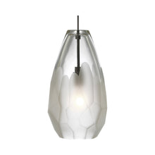 Load image into Gallery viewer, Briolette Low Voltage Pendant Light in Frost/Antique Bronze.