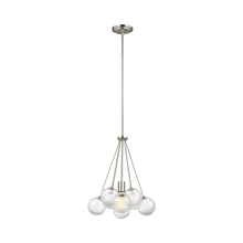 Load image into Gallery viewer, Bronzeville Pendant Light in Brushed Nickel.