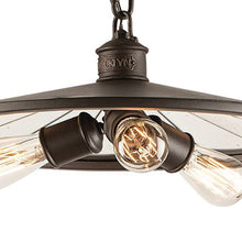 Load image into Gallery viewer, Brooklyn Multi Light Pendant Light in Detail.