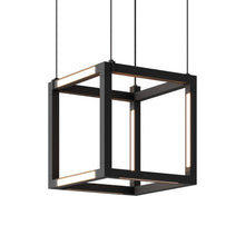 Load image into Gallery viewer, Brox Cube LED Pendant Light in Detail.