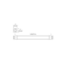 Load image into Gallery viewer, Brox LED Light Bars - line drawing.