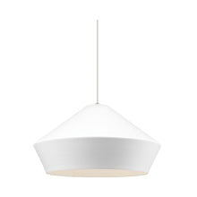 Load image into Gallery viewer, Brummel Grande Pendant Light in Matte White/Black.