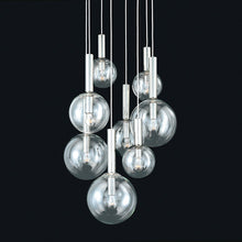 Load image into Gallery viewer, Bubbles Multi Light Pendant Light in Detail.