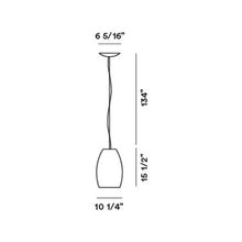 Load image into Gallery viewer, Buds 1 Pendant Light - line drawing.