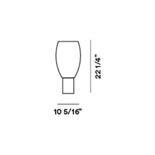Load image into Gallery viewer, Buds LED Table Lamp - line drawing.