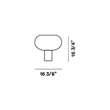 Load image into Gallery viewer, Buds LED Table Lamp - line drawing.