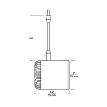 Load image into Gallery viewer, Burk LED Head - line drawing.