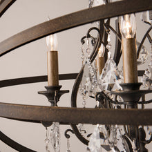 Load image into Gallery viewer, Byron Chandelier in Detail.