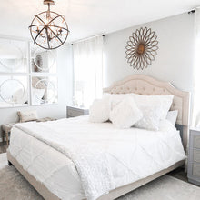Load image into Gallery viewer, Byron Chandelier in bedroom.