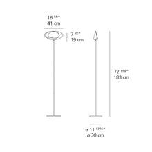 Load image into Gallery viewer, Cabildo LED Floor Lamp - line drawing.