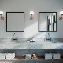 Load image into Gallery viewer, Cafe Bath Wall Light in bathroom.