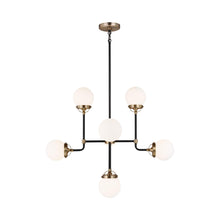 Load image into Gallery viewer, Cafe Chandelier in White.