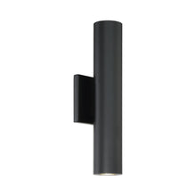 Load image into Gallery viewer, Caliber Indoor/Outdoor LED Wall Light in Large/Black.