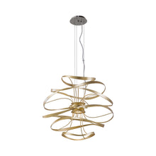 Load image into Gallery viewer, Calligraphy LED Pendant Light in Gold Leaf/Small.