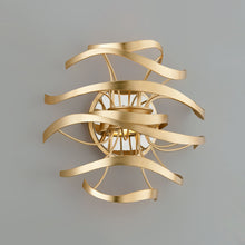 Load image into Gallery viewer, Calligraphy LED Wall Light in Gold Leaf.