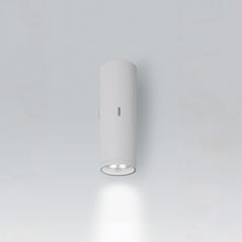 Load image into Gallery viewer, Calumet Outdoor LED Wall Light in White Ral9002/Large/Uplight (3000K).