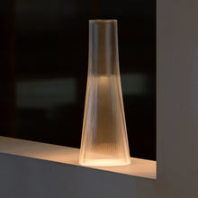 Load image into Gallery viewer, Candel LED Table Lamp Outside Area in Detail.